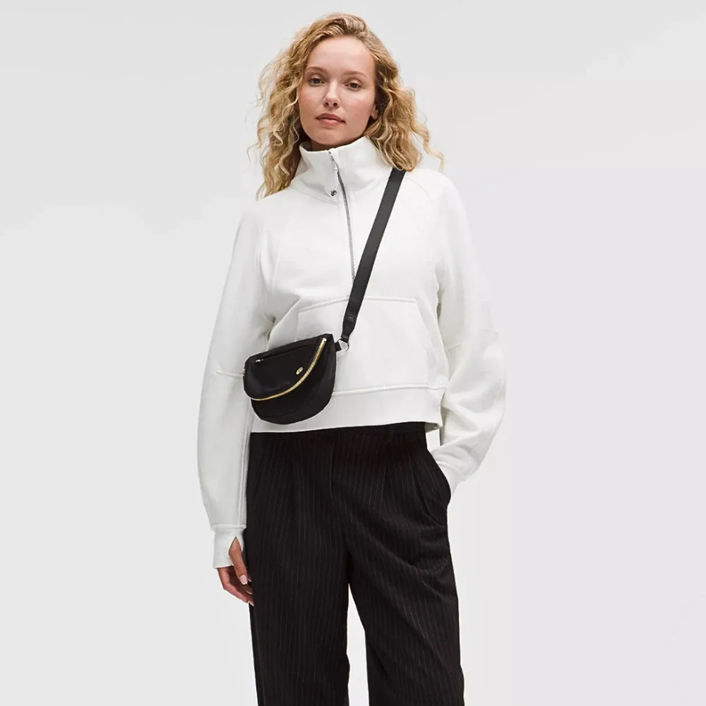 NEW Lululemon All Night Festival Crossbody Micro Belt Bag 2L - Black/Gold